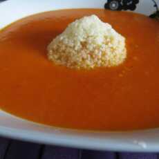 Przepis na Zupa krem paprykowo-pomidorowy.