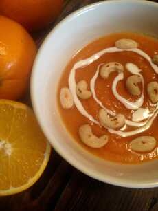 Przepis na Zupa warzywna z nutą pomarańczy .