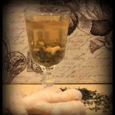 Przepis na Zimowa herbata - zielona z imbirem