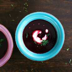 Przepis na Creamy Beetroot Soup | Zupa Krem z Buraka