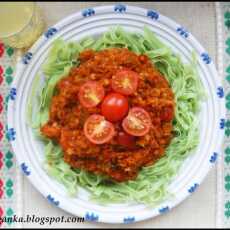 Przepis na SPAGHETTI A LA BOLOGNESE