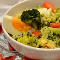Przepis na Kasza jaglana z brokułem - 100% zdrowia i dużo smaku :)