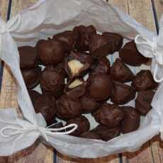 Przepis na Śliwki w czekoladzie z marcepanem