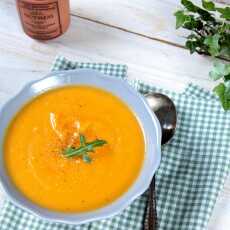 Przepis na Delikatna zupa dyniowo - marchewkowa