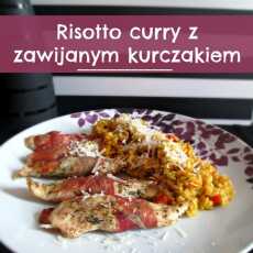 Przepis na Risotto curry z kurczakiem zawijanym w szynce parmeńskiej