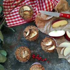 Przepis na Korzenne muffinki (bezglutenowe) słodzone daktylami i musem z jabłek