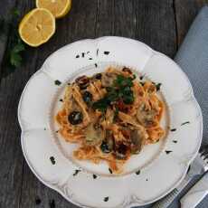 Przepis na Fettuccine z kalafiorowym sosem alfredo