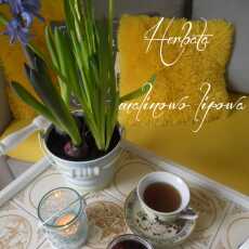 Przepis na Domowa herbata malinowo lipowa z owocami malin 