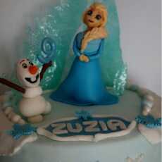 Przepis na Tort 'Kraina Lodu'. FROZEN