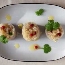 Przepis na Spring rolls z quinoą i śledziem w oleju rzepakowym