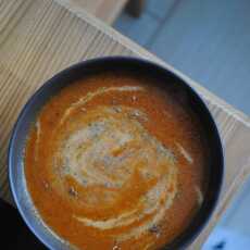 Przepis na Zupa krem z pieczonej marchwi i papryki