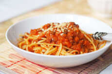Przepis na Spaghetti z soczewicą