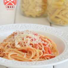 Przepis na Spaghetti z pomidorami i papryką
