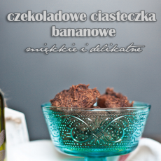 Przepis na Czekoladowe ciasteczka bananowe