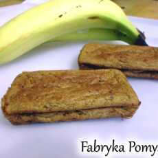 Przepis na Chlebek bananowy bez cukru i tłuszczu/ Pieczony omlet bananowo-owsiany