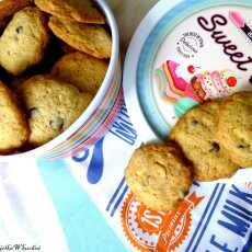Przepis na Chocolate chips cookies / Ciasteczka z czekoladowymi drobinkami