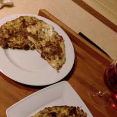 Przepis na Facet w kuchni czyli Omlet z suszonymi pomidorami i czosnkiem 