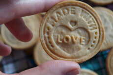 Przepis na Wegańskie kruche ciasteczka „Made with love”