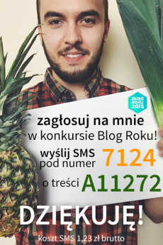 Przepis na Zagłosuj na mnie! Konkurs Blog Roku 2015