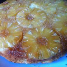 Przepis na Odwrócone ciasto ananasowe