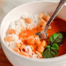 Przepis na Afrykańska zupa pomidorowa z masłem orzechowym