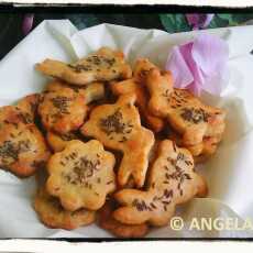 Przepis na Słone ciasteczka z kminkiem - Caraway Biscuits - Biscotti salati al cumino