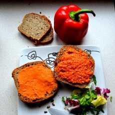 Przepis na Paprykarz z kaszy jaglanej vs Pasztet pomidorowy z cieciorką Primaviki