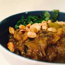 Przepis na Curry z bakłażanami, trawą cytrynową i kurczakiem