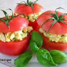 Przepis na Pomidory faszerowane jajkiem z niespodzianka ;-)
