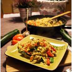 Przepis na Kasza jaglana z grillowanymi warzywami 