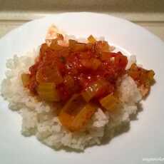 Przepis na Seler w pomidorach z ryżem