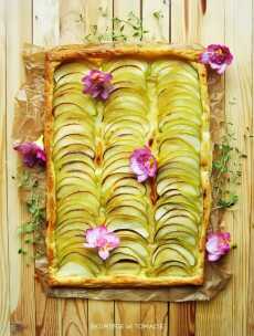 Przepis na Tarte fine aux pommes, czyli cieniutka tarta z jabłkami