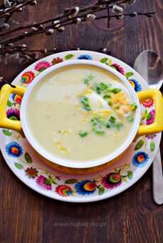 Przepis na Zupa – krem z białych warzyw i chrzanu