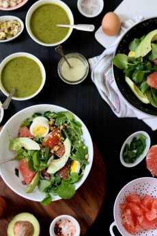 Przepis na Watercress and Grapefruit Salad and Alkalizing Green Soup