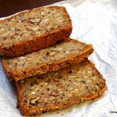 Przepis na Wieloziarnisty chleb gryczany. Bez mąki, bez drożdży i zakwasu. Prosty, zdrowy i pyszny