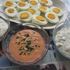 Przepis na 3 rodzaje sosów do jajek na twardo