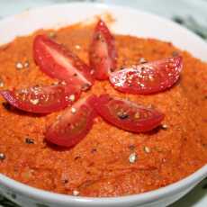 Przepis na Pasta z Ciecierzycy i Suszonych Pomidorów