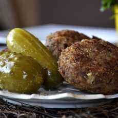 Przepis na Kotlet wołowy z ogórkiem