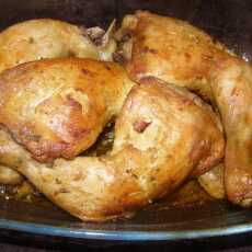 Przepis na Uda kurczaka z curry pieczone w rękawie...