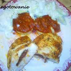 Przepis na Kieszonki z piersi kurczaka z suszonymi pomidorami