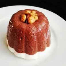 Przepis na Dietetyczny pudding waniliowo-czekoladowy