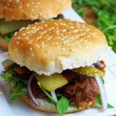 Przepis na Hamburgery z wieprzowiną barbecue