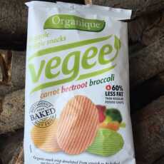 Przepis na Ekologiczne, pieczone chipsy warzywne (marchewkowe, brokułowe i buraczkowe) - organic veggie snack 60% less fat