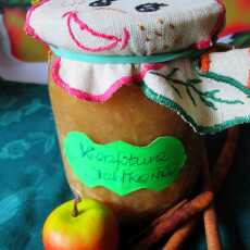 Przepis na Konfitura ze smażonych jabłek do słoików na zimę