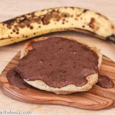 Przepis na Placuszki bananowe z surową polewą czekoladową