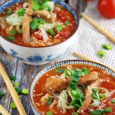 Przepis na Orientalna zupa pomidorowa 