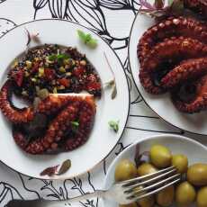 Przepis na Grillowana ośmiornica i czarna quinoa