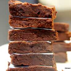 Przepis na Mega czekoladowe wegańskie brownie z batatem. Pycha!