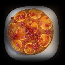 Przepis na Ciasto z pomarańczą i granatem