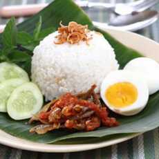 Przepis na Cara masak Nasi Lemak Asli Palembang yang enak